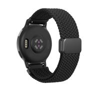 FINTIE Bracelet compatible avec Garmin Vivoactive 6/5/3, Forerunner 165/245/55, Garmin Venu/Venu 2 Plus/Venu Sq/Sq 2 - Bande de Remplacement Ajustable en Nylon Tissé avec Fermeture Magnétique