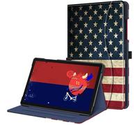 Fintie Case for Samsung Galaxy Tab A9 Plus/A9+ 5G 11 inch 2023 Model (SM-X210/X216/X218), Multi-Angle Viewing Smart Stand Back Cover with Pocket Auto Wake/Sleep, US Flag