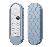 Fintie CaseBot Coque de protection pour Chromecast avec télécommande vocale Google TV 2020 - Coque légère (antidérapante) résistante aux chocs en silicone pour télécommande vocale Chromecast 2020, bleu nuage