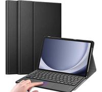 FINTIE Clavier pour Samsung Galaxy Tab A11 Plus (A11+) 11 Pouces 2025 et Galaxy Tab A9 Plus (A9+) 11” 2023, [Pavé Tactile] Clavier Bluetooth Rechargeable, Housse Rigide Multiposition, Noir