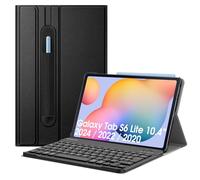 FINTIE Clavier pour Samsung Galaxy Tab S6 Lite 2024/2022/2020 10.4 Pouces - [AZERTY Français] Clavier Bluetooth sans Fil Etui Multiposition Housse Fine et Légère, Noir