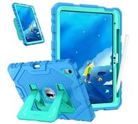 FINTIE Coque pour iPad (A16) 11ème Génération 11 Pouces 2025, iPad 10ème Génération 10.9 Pouces 2022 - [Rangement de Stylet] Coque Robuste et Antichoc avec Béquille Intégrée, Bleu