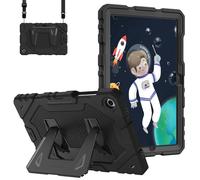 FINTIE Coque Adaptée aux Enfants pour Samsung Galaxy Tab A11 Plus (A11+) 11 Pouces 2025 et Galaxy Tab A9 Plus (A9+) 11” 2023, Coque Robuste Antichoc avec Béquille, Noir