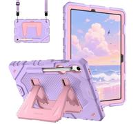 FINTIE Coque Adaptée aux Enfants pour Samsung Galaxy Tab S10 Lite 10.9 Pouces 2025 et Galaxy Tab S10 FE/S9 FE 10.9”/S9 11”, Coque Robuste Antichoc avec Béquille, Violet