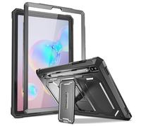 FINTIE Coque Antichoc pour Samsung Galaxy Tab S6 10.5" 2019, Étui de Protection Robuste Protecteur Écran Intégré Housse Tablette avec Béquille pour Model SM-T860/T865/T867, Noir