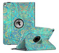 FINTIE Coque Compactible avec iPad Air 3ème Génération 2019 / iPad Pro 2017 10.5 Pouces - [Rangement de Stylet] Coque Rotative à 360° Etui Housse Sommeil/Réveil Automatique, Jade