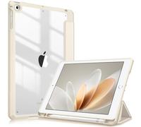 FINTIE Coque Compatible avec iPad 6ème/5ème Génération (2018/2017) et iPad Air 2/Air 1 9.7 Pouces - [Rangement de Pencil] Housse Arrière Transparente Claire Etui Antichoc, Lumière Stellaire
