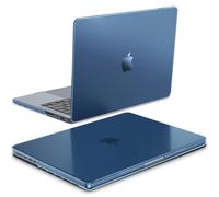 FINTIE Coque Compatible avec MacBook Pro 14" M4 (2024-2021), Coque Mate Fine à Clipser de qualité supérieure, modèle A3401 A3185 A3112 A2992 A2918 A2779 A2442, Bleu Nuit