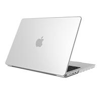 FINTIE Coque Compatible avec MacBook Pro 14 Pouces M5 2025 et M4 M3 M2 M1 Pro/Max (2024-2021), Etui Fin Léger Housse de Protection en Plastique Rigide, Transparent Mat