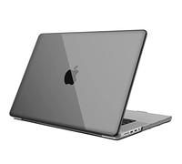 FINTIE Coque Compatible avec MacBook Pro 16 Pouces M4 M3 M2 M1 Pro/Max 2024/2023/2021 (A3186/A3403/A2991/A2780/A2485), Etui Rigide Fin Housse en Plastique Léger, Gris Cristallin