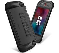 FINTIE Coque Compatible avec Nintendo Switch 2 (2025) - [Antichoc & Léger en EVA] Étui Protection avec 2 Emplacements Cartes de Jeu, Housse Anti-rayures avec Grip Ergonomiques, Noir