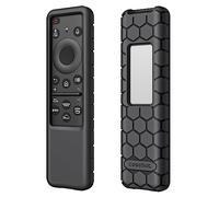 FINTIE Coque Compatible avec Télécommande Samsung Smart TV BN59-01432A/BN59-01432J/BN59-01432B/BN59-01432D/BN59-01436A/BN59-01436B, Etui en Silicone Anti-dérapannt et Léger, Noir