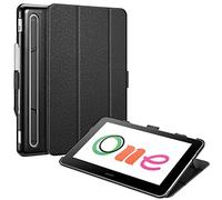 FINTIE Coque Compatible avec Wacom One 13.3" - Étui Rigide Pliable à Trois Rabat Housse Fine et Légère Pohette pour Wacom One 13.3 Pouces, Noir