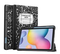 Fintie Coque Fine pour Samsung Galaxy Tab S6 Lite 10,4 Pouces 2024/2022/2020 avec Porte-Stylo S intégré, Coque arrière en TPU Souple avec Support Intelligent, Fonction Veille/réveil Automatique,