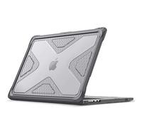 FINTIE Coque Compatible avec MacBook Air 15 Pouces M4 M3 M2 (2025/2024/2023, A3241/A3114/A2941) - Coque Rigide Robuste Antichoc, Etui Hybride Protection Renforcée, Gris