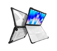 FINTIE Coque Hybride Compatible avec MacBook Neo 13 Pouces 2026 (Puce A18 Pro, Modèle A3404), Etui Rigide Robuste avec Bords Antichoc, Protection Renforcé, Noir