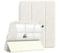 FINTIE Coque pour iPad Air 11 Pouces M4/M3/M2 (2026/2025/2024) et iPad Air 5/4 10.9” (2022/2020) - [Série Pailleté] Etui Scintillant, Housse Transparente Brillante Antichoc, Lumière Stellaire