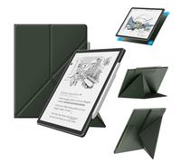 FINTIE Coque pour 11" Kindle Scribe (3e Génération) & Kindle Scribe Colorsoft (1re Génération) 2025, Étui Fin avec Fermeture Magnétique, Multiposition Verticale et Horinzontale, Vert Alpin