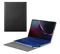FINTIE Coque pour 13.3" Samsung Galaxy Book3 360/Book2 Pro 360/Book2 Pro | Housse Folio Étui avec Poche de Documents, Noir