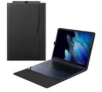 FINTIE Coque pour 15.6 Pouces Samsung Galaxy Book 2 Pro 360 / Galaxy Book 2 Pro - Housse Folio Étui avec Poche de Documents, Noir