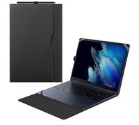 FINTIE Coque pour 15.6 Pouces Samsung Galaxy Book 2 Pro 360 / Galaxy Book 2 Pro - Housse Folio Étui avec Poche de Documents, Noir