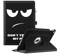 FINTIE Coque pour iPad 6e/5e Gen 2018/2017 & iPad Air 2/1-9.7 Pouces | Étui de Protection Rotatif à 360 Degrés, Housse avec Sommeil/Réveil Automatique, Dont Touch