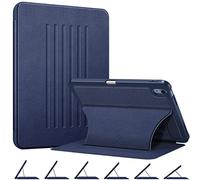 FINTIE Coque pour iPad (A16) 11 Pouces 11ème Génération 2025, iPad 10ème Génération 10.9 Pouces 2022, Etui Magnétique Fixation à 6 Angles + Rangement de Stylet, Housse Antichoc, Bleu