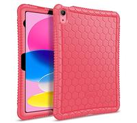 FINTIE Coque pour iPad (A16) 11ème Génération 11 Pouces 2025, iPad 10ème Génération 10.9 Pouces 2022 - Etui en Silicone Souple Antichoc Housse Légère et Anti-dérapante, Rose