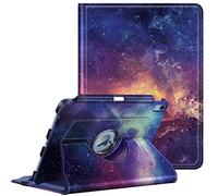 FINTIE Coque pour iPad (A16) 11ème Génération 11 Pouces 2025, iPad 10ème Génération 10.9 Pouces 2022 - [Rangement de Stylet] Housse Rotative à 360° Étui Veille/Réveil Auto, Galaxie