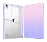 FINTIE Coque pour iPad 11ème Génération 11 Pouces A16 (2025), iPad 10ème Génération 10.9 Pouces (2022) - [Rangement de Stylet] Coque Transparente Claire, Housse Bord Antichoc, Ombre Fantaisie