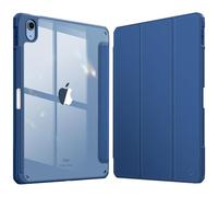 FINTIE Coque pour iPad (A16) 11ème Génération 11 Pouces 2025, iPad 10ème Génération 10.9 Pouces 2022 - [Rangement de Stylet] Coque Transparente Claire, Housse Bord Antichoc, Bleu Naval