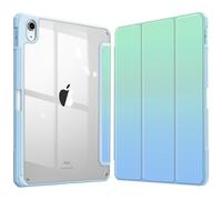 FINTIE Coque pour iPad (A16) 11ème Génération 11 Pouces 2025, iPad 10ème Génération 10.9 Pouces 2022 - [Rangement de Stylet] Coque Transparente Claire, Housse Bord Antichoc, Ombre Littorale