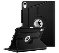 FINTIE Coque pour iPad (A16) 11ème Génération 11 Pouces 2025, iPad 10ème Génération 10.9 Pouces 2022 - [Rangement de Stylet] Housse Rotative à 360° Étui Veille/Réveil Auto, Noir