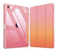 FINTIE Coque pour iPad (A16) 11ème Génération 11 Pouces 2025, iPad 10ème Génération 10.9 Pouces 2022 - [Rangement de Stylet] Coque Transparente Claire, Housse Bord Antichoc, Ombre Crépusculaire
