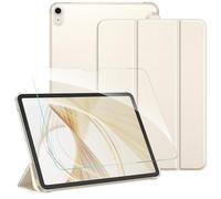 FINTIE Coque pour iPad Air 11 Pouces M3/M2 (2025/2024) - [avec 1 Verre Trempé] Étui Transparent Givré, Housse Ultra-Fine et Légère Veille/Réveil Auto, Lumière Stellaire