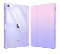 FINTIE Coque pour iPad Air 11 Pouces M3/M2 (2025/2024), iPad Air 5/4 10.9 Pouces (2022/2020) - [Rangement de Stylet] Housse Transparente Claire Etui Antichoc Veille/Réveil Auto, Ombre Fantaisie