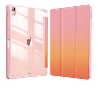 FINTIE Coque pour iPad Air 11 Pouces M3/M2 (2025/2024), iPad Air 5/4 10.9 Pouces (2022/2020) - [Rangement de Stylet] Housse Transparente Claire Etui Antichoc Veille/Réveil Auto, Ombre Crépusculaire