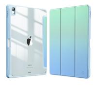 FINTIE Coque pour iPad Air 11 Pouces M3/M2 (2025/2024), iPad Air 5/4 10.9 Pouces (2022/2020) - [Rangement de Stylet] Housse Transparente Claire Etui Antichoc Veille/Réveil Auto, Ombre Littorale