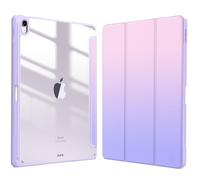 FINTIE Coque pour iPad Air 13 Pouces M4/M3/M2 (2026/2025/2024) - [Rangement de Stylet] Coque Transparente Claire, Étui Antichoc avec Bord en TPU Housse Pliable, Ombre Fantaisie