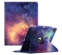 FINTIE Coque pour iPad Pro 12.9 Pouces 6e/5e/4e/3e Génération (2022-2018) | Housse Rotative à 360° avec Porte-stylet Intégré, Etui Veille/Réveil Automatique, Galaxie