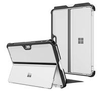 FINTIE Coque pour Microsoft Surface Go 4/3/2 10.5 Pouces (2023/2021/2020) et Surface Go 10 Pouces 2018, Étui avec Rangement de Stylet Housse Protection Antichoc, Transparent Givré