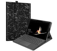 FINTIE Coque pour Microsoft Surface Go 4/3/2 10.5 Pouces (2023/2021/2020) et Surface Go 10 Pouces 2018, Étui Housse Multipositions Ajustables Fermeture Magnétique, Constellation