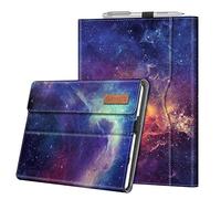 FINTIE Coque pour Microsoft Surface Go 4/3/2 10.5 Pouces et Surface Go 10" | Housse Multi-angles Ajustables Folio Etui avec Poche de Documents, Galaxie
