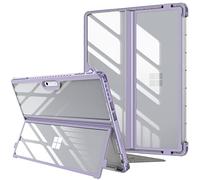 FINTIE Coque pour Microsoft Surface Pro 11/10/9 13 Pouces (2024/2022), Étui Rigide Housse Antichoc avec Protection pour Béquille, Compatible avec Clavier Type Cover, Lilas