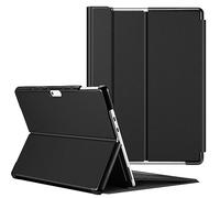 FINTIE Coque pour Microsoft Surface Pro 11/10/9 13 Pouces (2024/2022), Étui de Protection Fin et Rigide Housse Multi-Angles, Coque Compatible avec Clavier Type Cover, Noir
