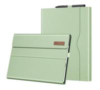 FINTIE Coque pour Microsoft Surface Pro 11/10/9 13 Pouces (2024/2022), Housse Multipositions Protection avec Poche de Documents, Etui Compatible avec Clavier Type Cover, Vert Sauge