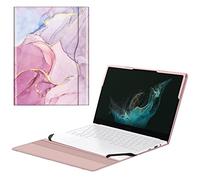 Fintie Coque pour Samsung Galaxy Book3 360 NP730QFG/Galaxy Book2 Pro 13 NP930XED/Galaxy Book2 Pro 360 NP930QED/Galaxy Book2 360 NP730QED/Galaxy Chromebook 13 XE930QCA, marbre Brillant