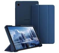 FINTIE Coque pour Samsung Galaxy Tab A11 8.7 Pouces 2025 et Galaxy Tab A9 8.7” 2023, Etui Fin et Transparent Givré Housse Dure et Légère, Bleu Foncé