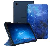 FINTIE Coque pour Samsung Galaxy Tab A11 8.7 Pouces 2025 et Galaxy Tab A9 8.7” 2023, Etui Fin et Transparent Givré Housse Dure et Légère, Ciel Étoilé