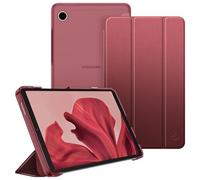 FINTIE Coque pour Samsung Galaxy Tab A11 8.7 Pouces 2025 et Galaxy Tab A9 8.7” 2023, Etui Fin et Transparent Givré Housse Dure et Légère, Rouge Vineux